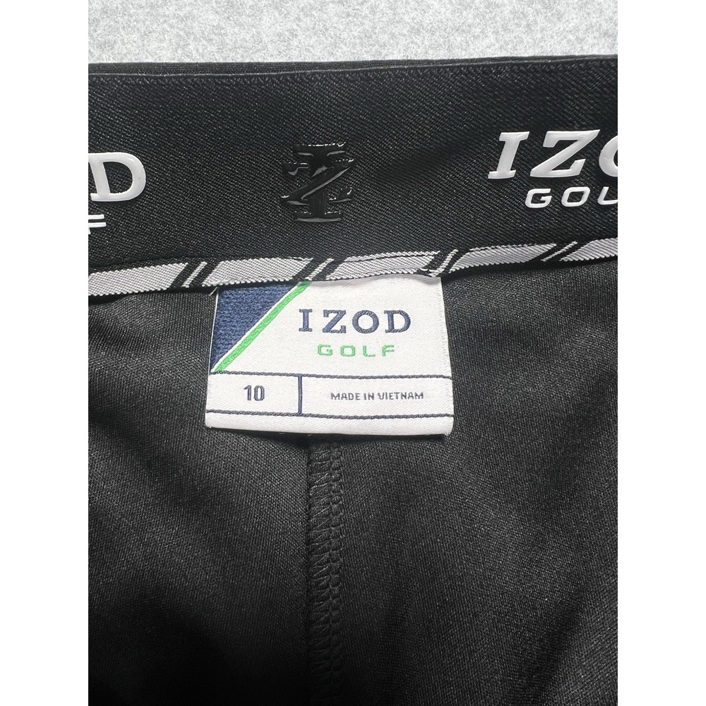 Izod Golf Women's Skort Size 10 Black 93 Polyester, 7 Spandex - Picture 4 of 9